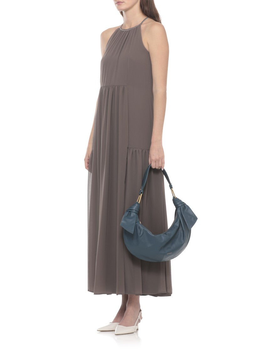 Coccinelle Furoshiki Medium Bag With Slouchy Silhouette And Golden Logo