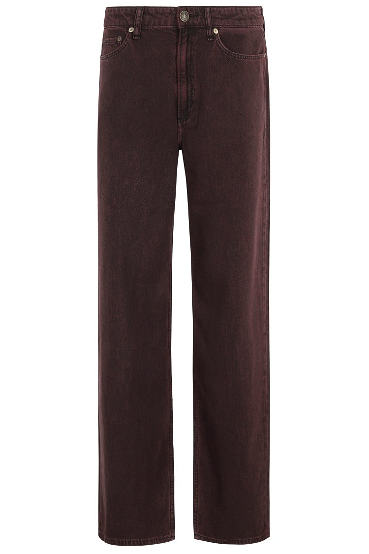 Rag & Bone Burgundy Logan Jeans