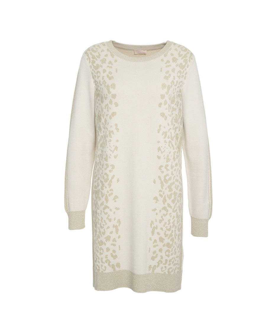 Liu Jo Animal Print Midi Dress