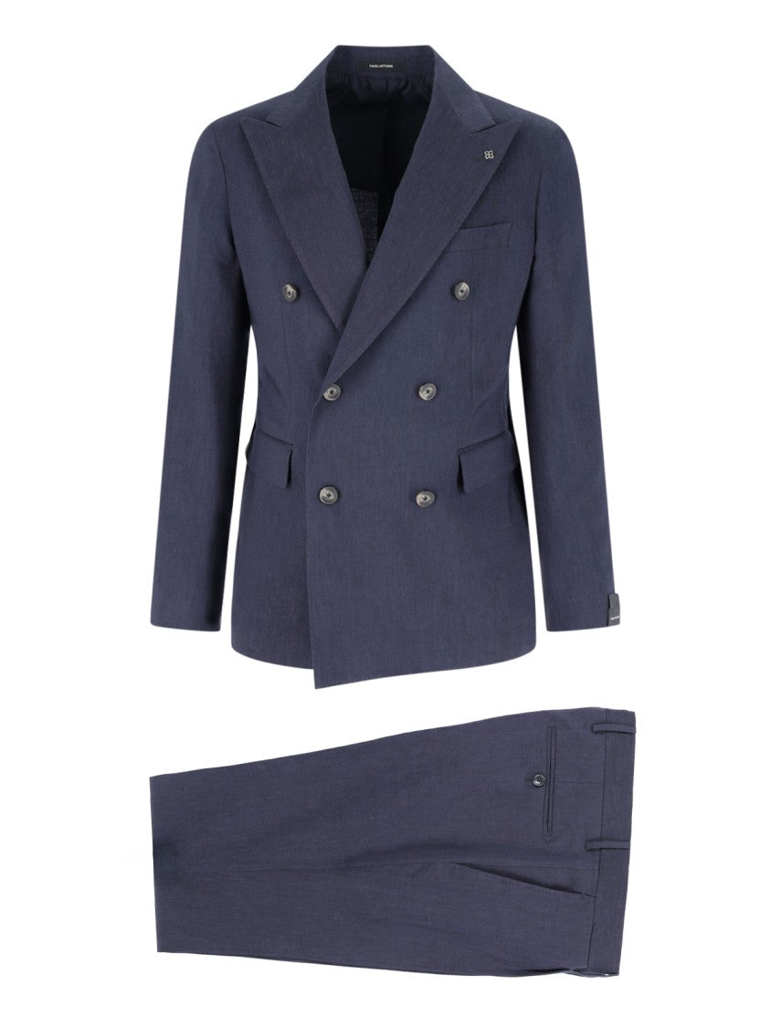 Tagliatore Double-Breasted Suit – Navy