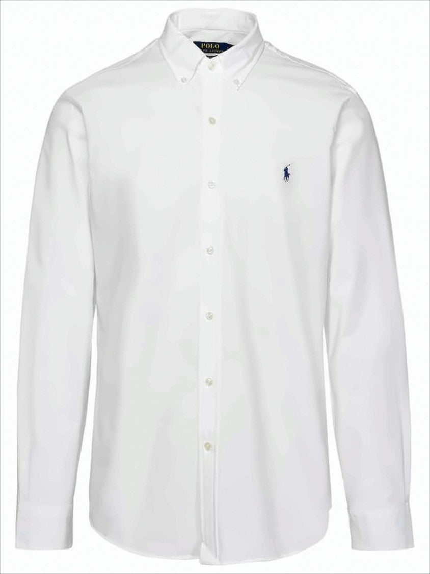 Polo Ralph Lauren Button-Down Long Sleeve Shirt With Embroidered Logo