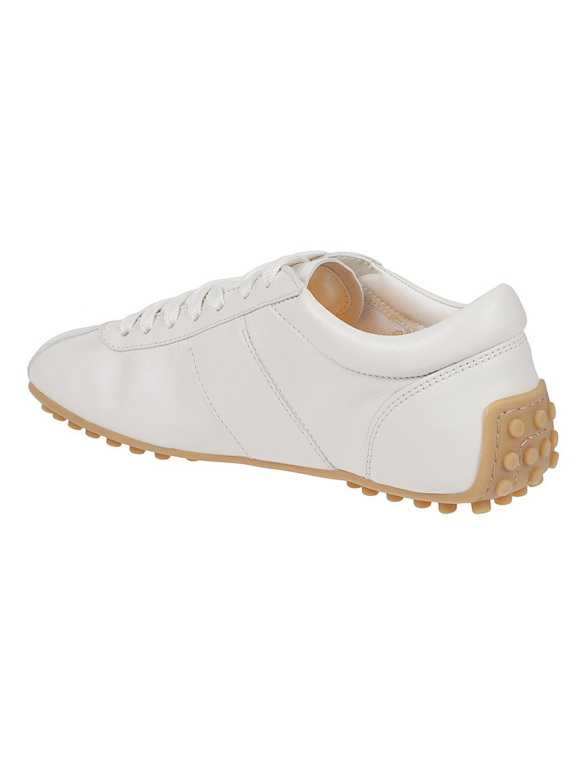 Tod's 59L Low Profile White Ovine Sneakers