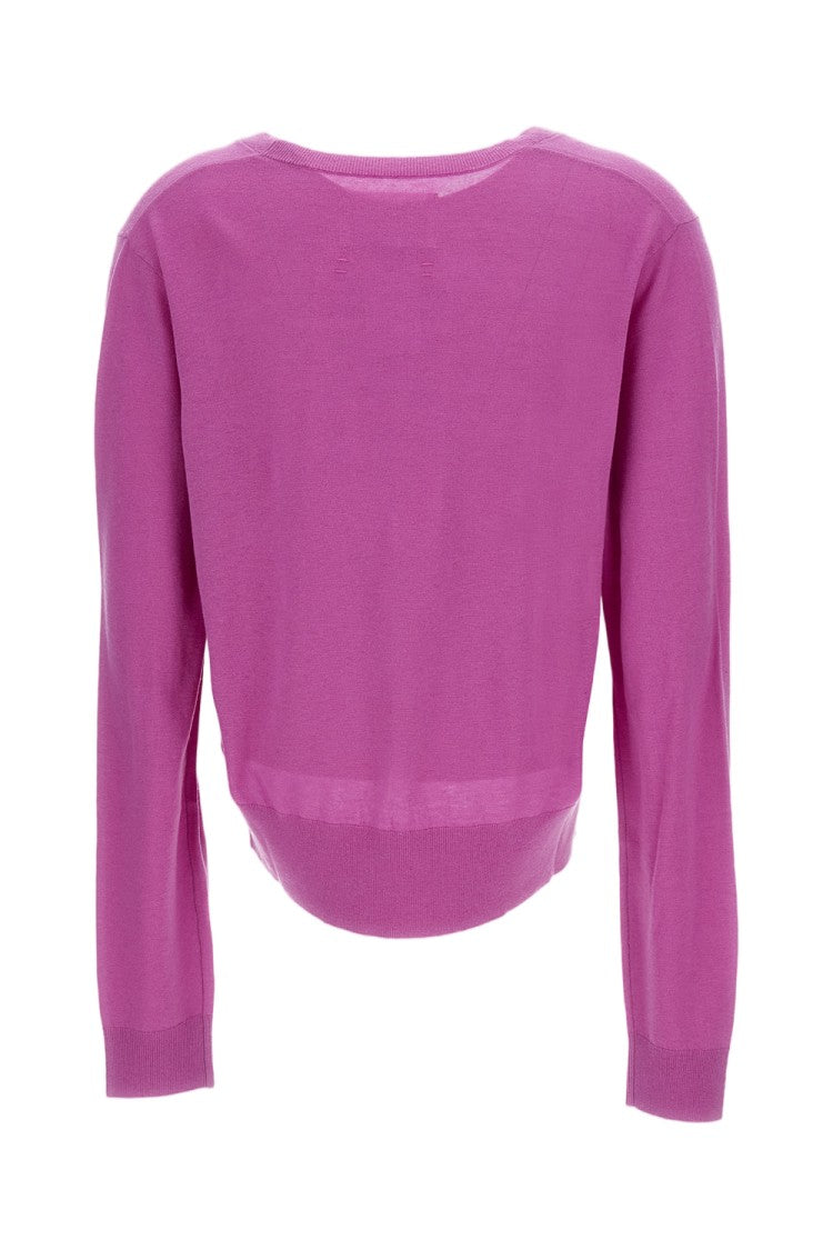 Extreme Cashmere Oleander Pink N.467 Collin V-Neck Sweater