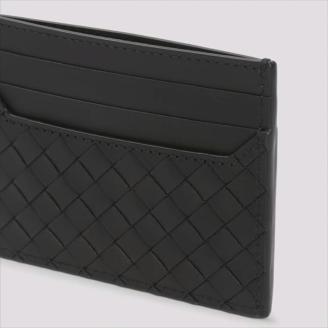 Bottega Veneta Woven Leather Card Wallet