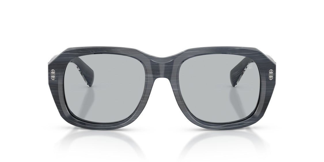 Brunello Cucinelli Grey 0Bc4027s Marbled Acetate Oversized Square Sunglasses