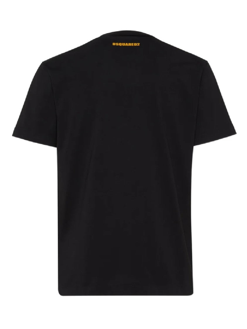 Dsquared2 Graphic Print Black T-Shirt