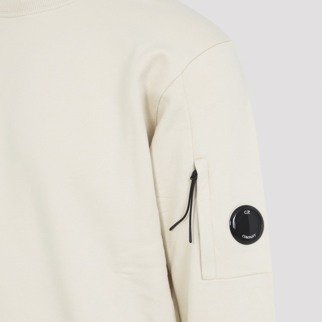 C.P. Company Soft Cream Brushed Cotton Sweatshirt