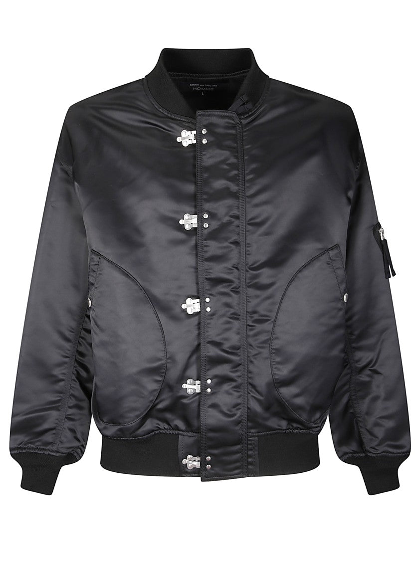 Comme Des Garçons Satin-Finish Bomber Jacket