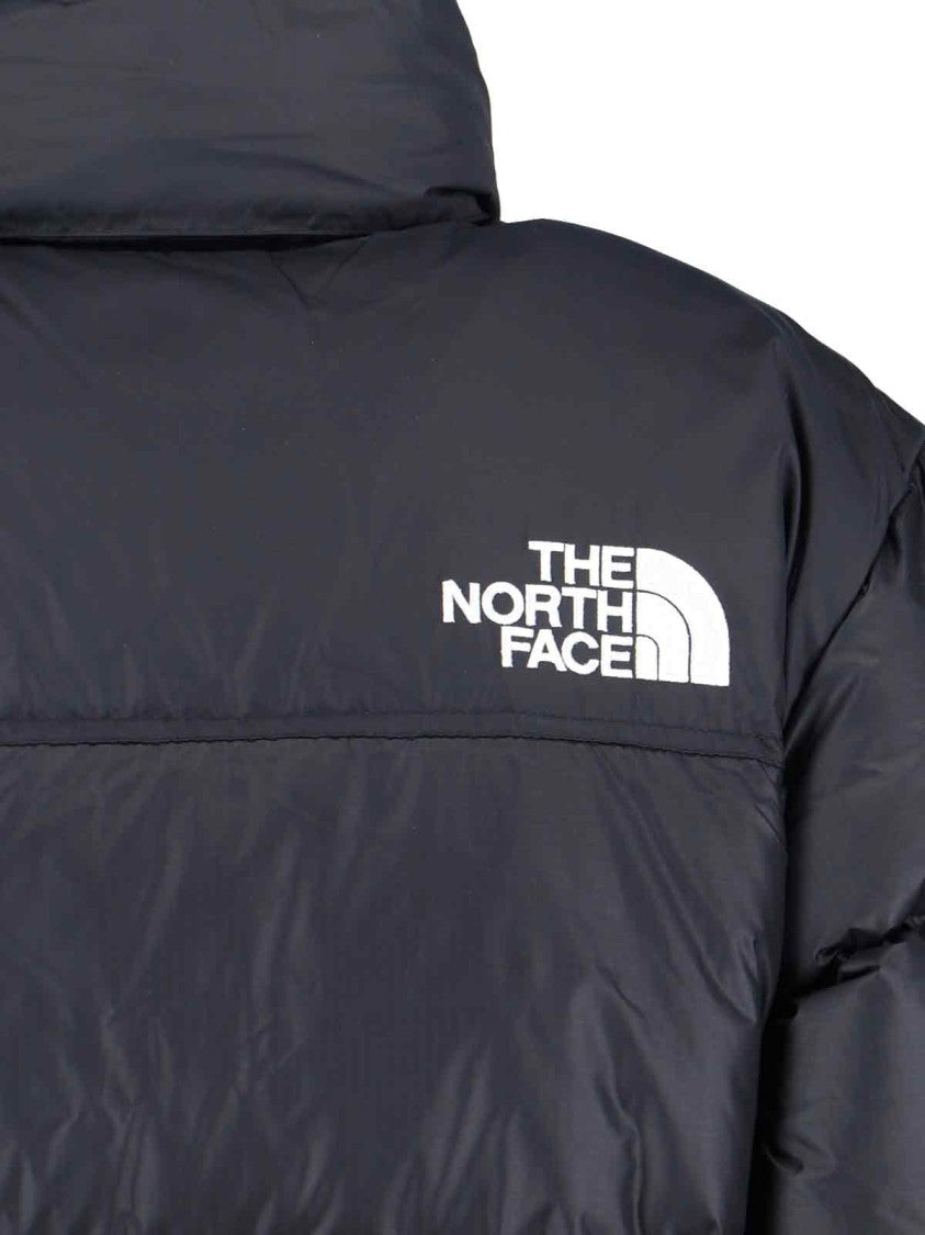 The North Face Quilted Black Down Coat With Removable Hood