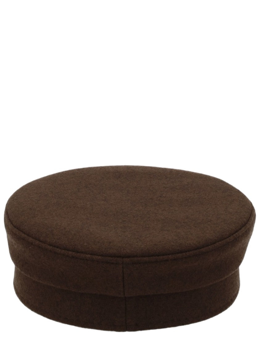 Ruslan Baginskiy Wool-Blend Structured Baker Boy Hat