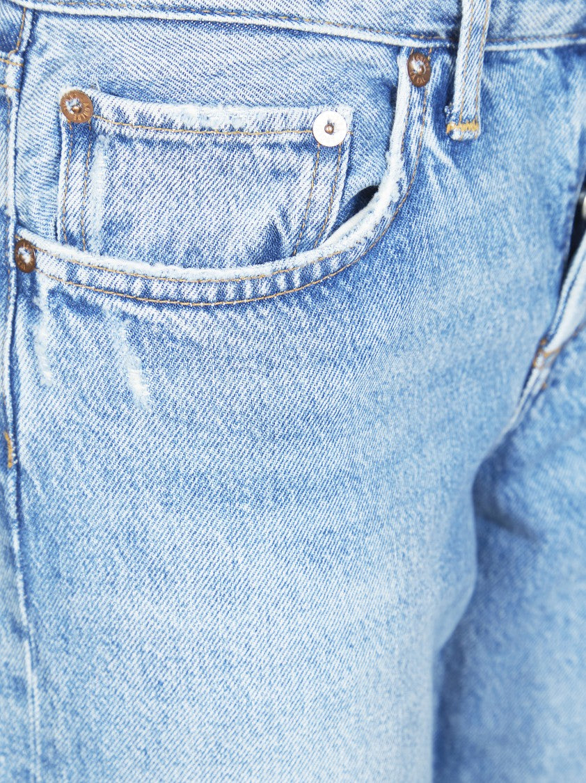 Agolde Low Rise Loose Faded Jeans