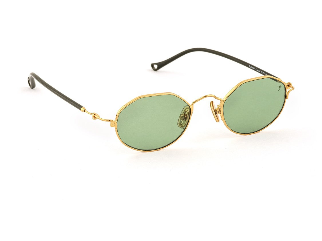Eyepetizer Green Bokaap Gold Octagonal Sunglasses