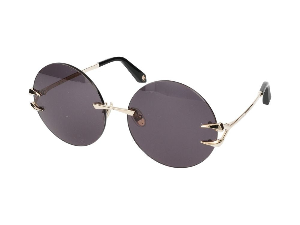 Roberto Cavalli Sunglasses Roberto Cavalli Src006 0300 Oro Rose' Lucido Totale 63/17/140