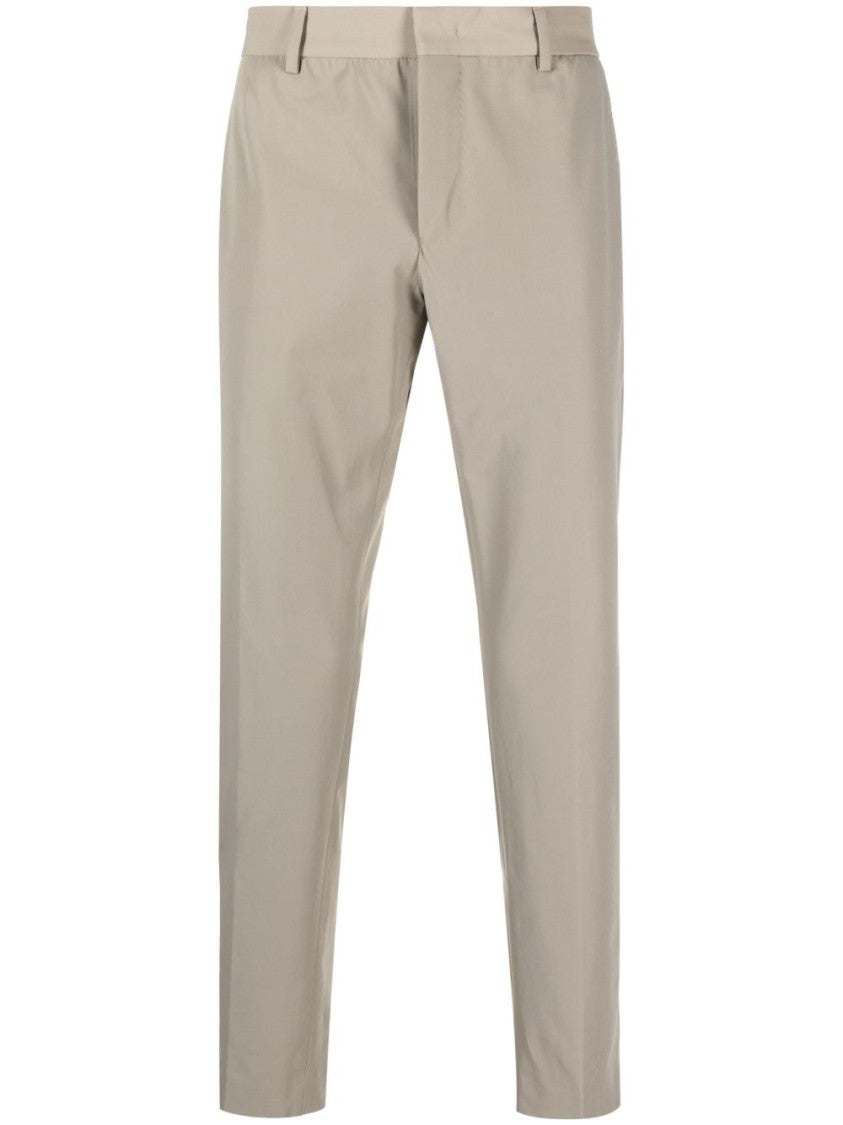 Pt Torino Slim-Fit Trousers With Smooth Finish And Discreet Pockets
