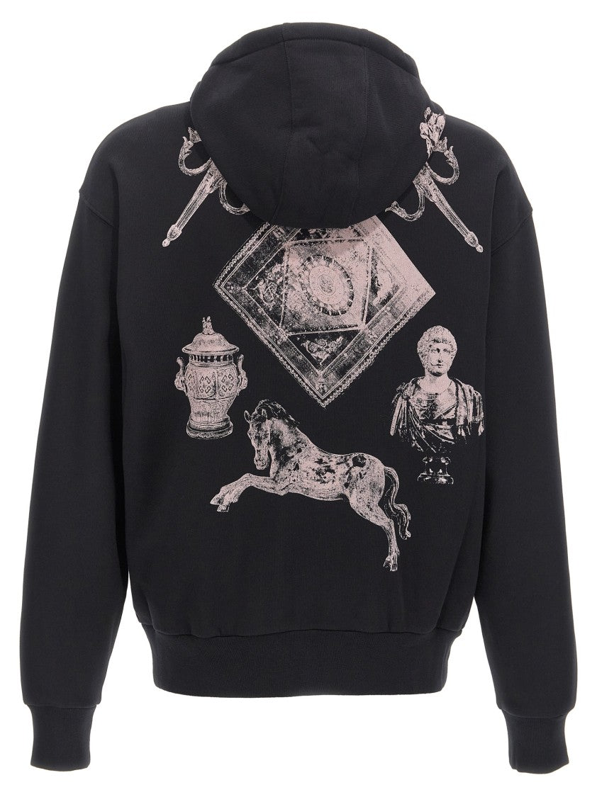 Givenchy Oggetti Di Hubert' Back Print Cotton Hoodie