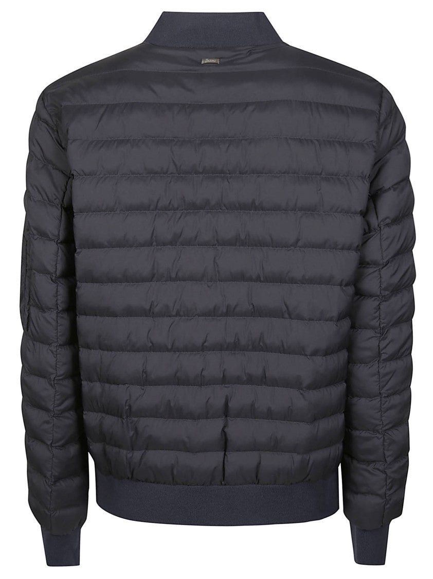 Herno Black L Aviatore Legend Bomber Jacket