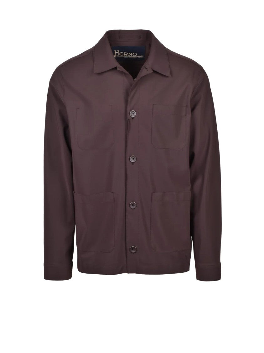Herno Scuba Shirt Jacket - Brown