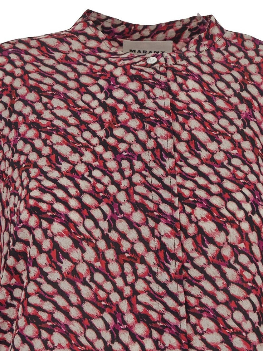 Isabel Marant Viscose Rayon Blouse With Abstract Pattern
