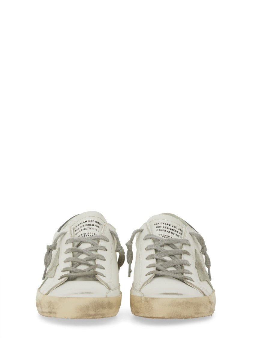 Golden Goose Super Star Vintage-Inspired Cow Leather Sneakers