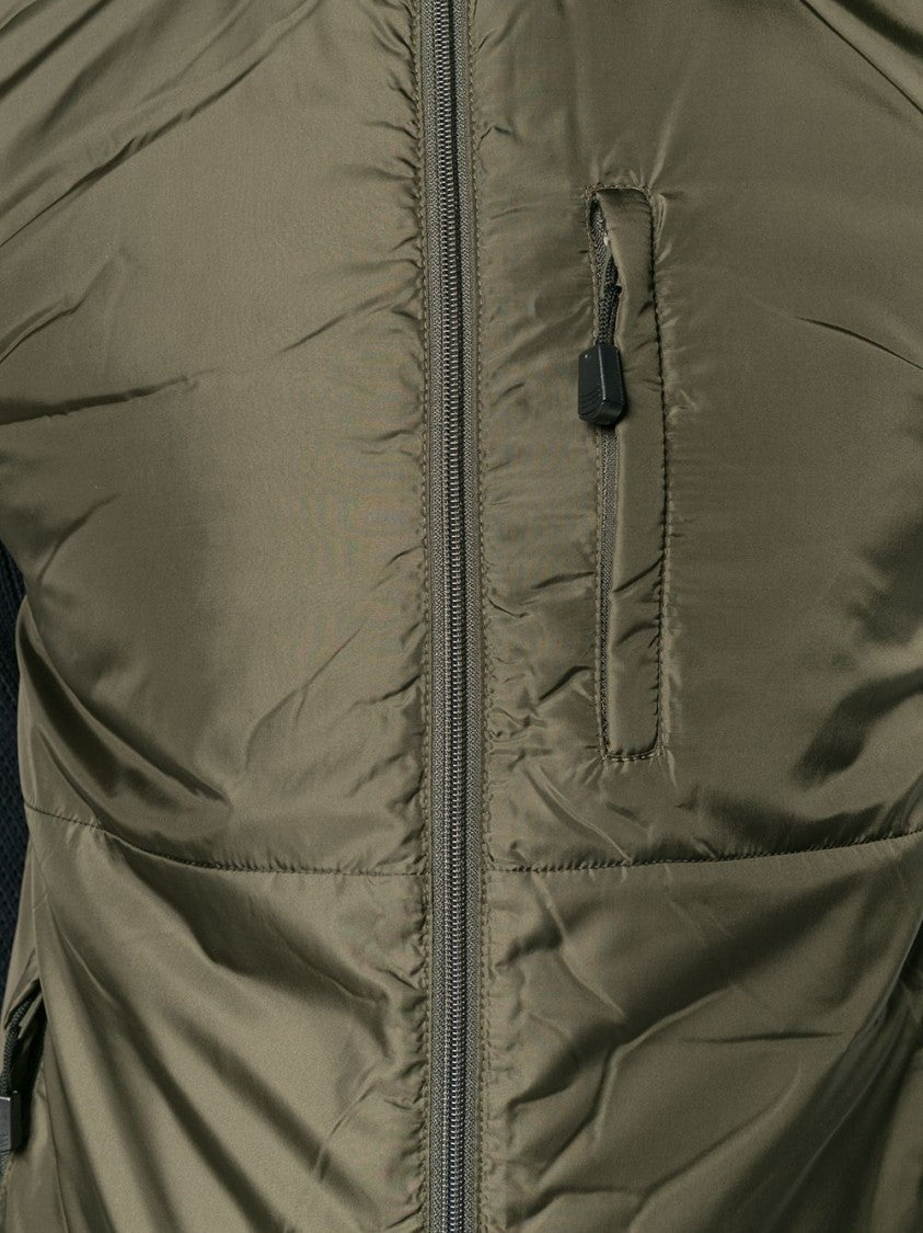 Aspesi Military Green Jil Nylon Medium-Weight Vest