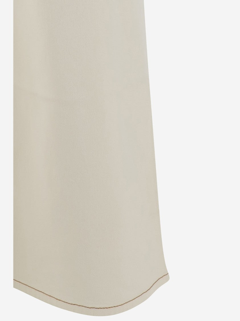 Etro Stretch Cotton Denim Jeans With Belt