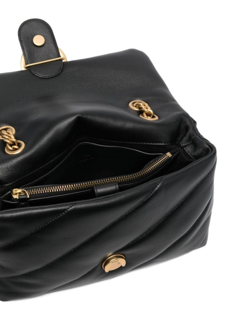 Pinko Love Classic Puff Leather Shoulder Bag