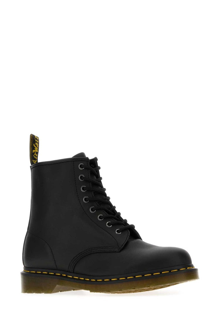 Dr. Martens Black Nappa Leather Ankle Boots