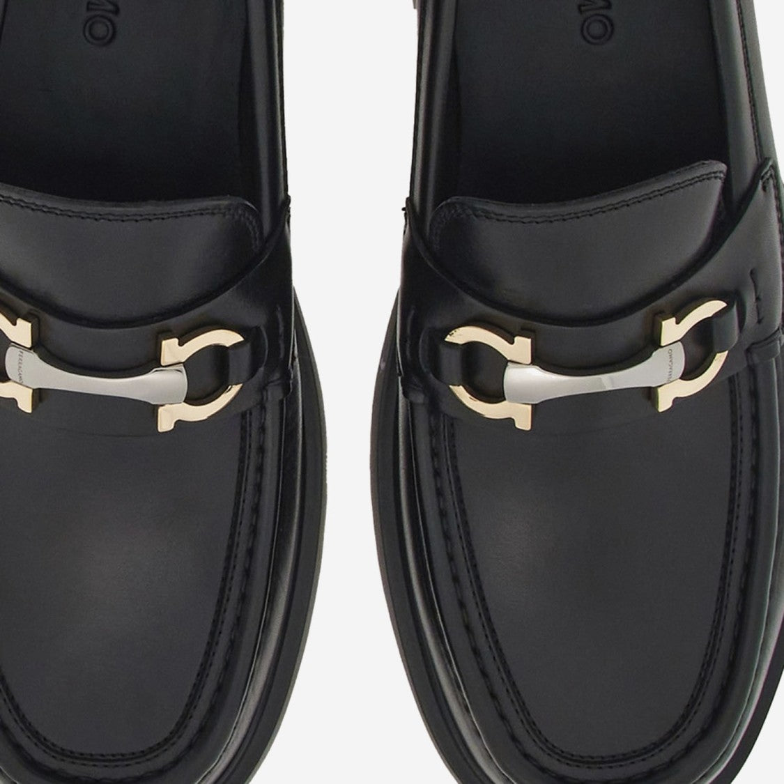Salvatore Ferragamo Gancini Embellished Loafers
