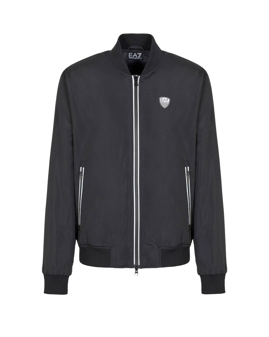 Emporio Armani Black Bomber Jacket