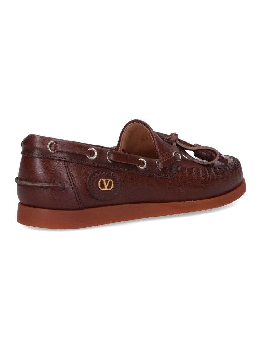Valentino Garavani "Palm Avenue" Loafers – Brown