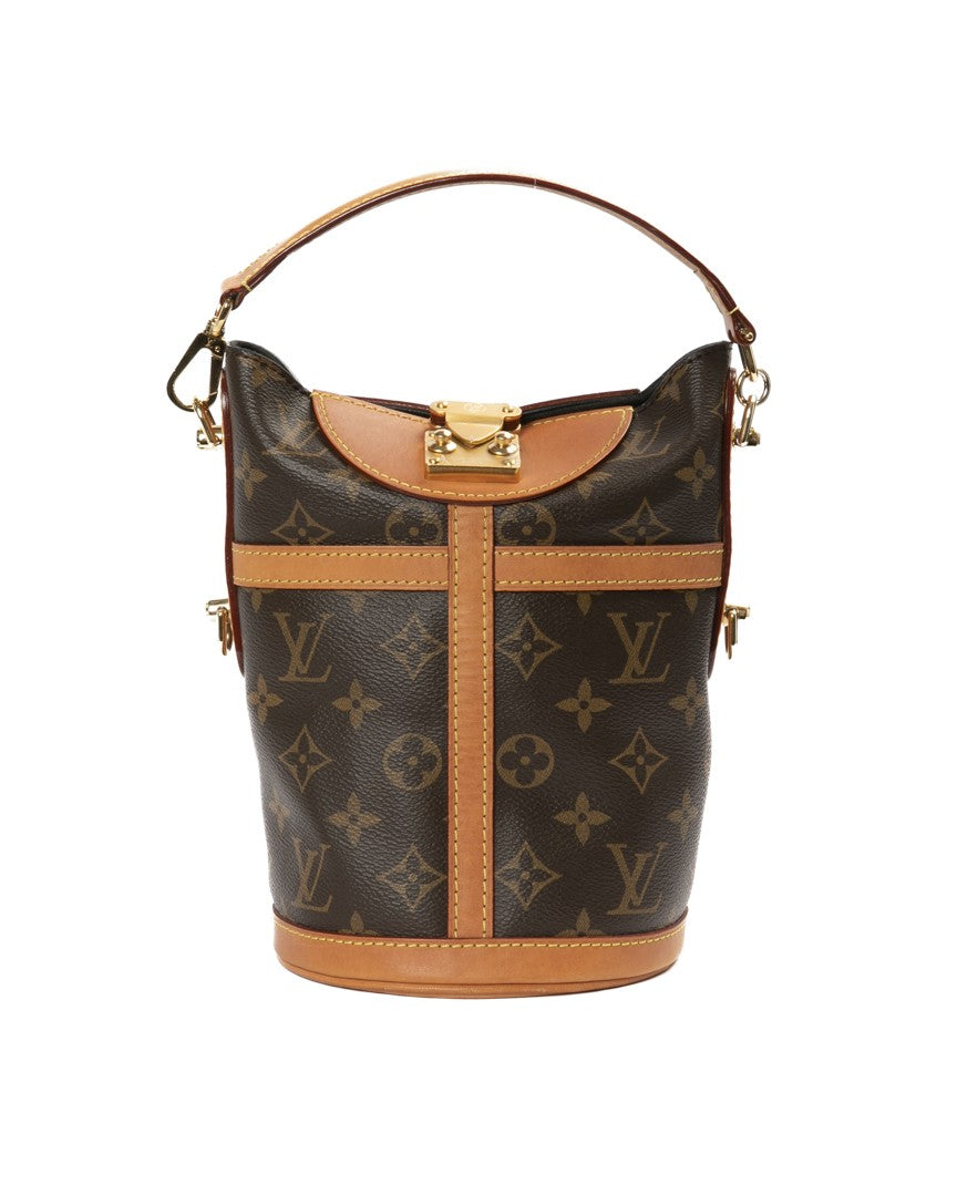 Louis Vuitton Duffle Bucket Bb Monogram Canvas With Vachetta Accents