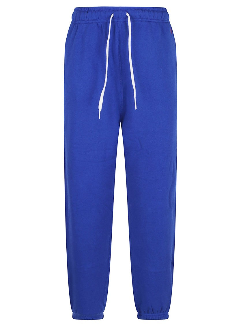 Polo Ralph Lauren Relaxed Fit Blue Trousers With Elastic Waistband