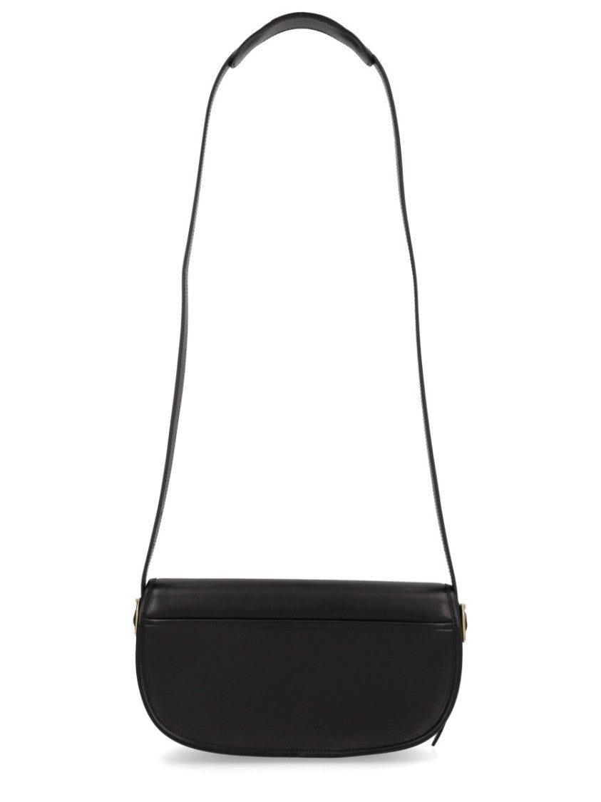 Bally Black Bovine Leather Beckhett Shoulder Bag