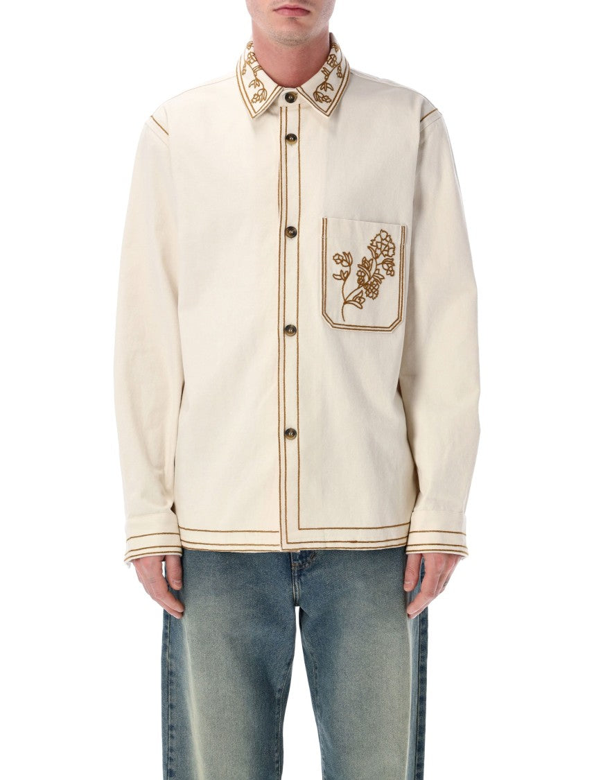 Isabel Marant Marant Rudy Floral Embroidered Overshirt