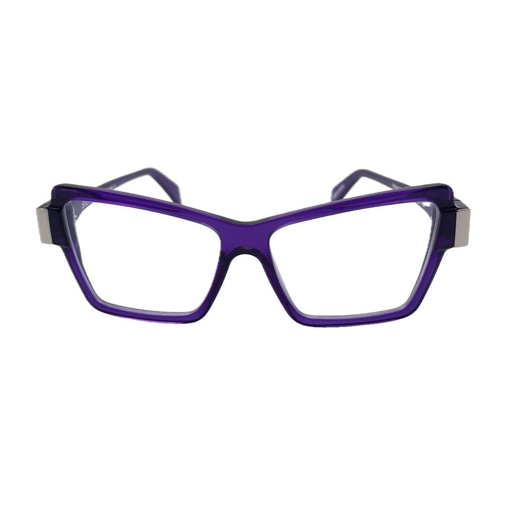Siens Creature 095 Butterfly-Shape Transparent Purple Acetate Sunglasses