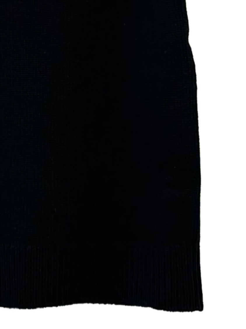 Chloé Black Mini Ribbed Waistband Skirt