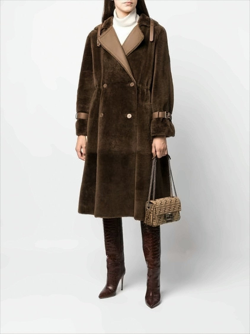 Fendi Rectangular Monogram Tote Bag With Chain Strap