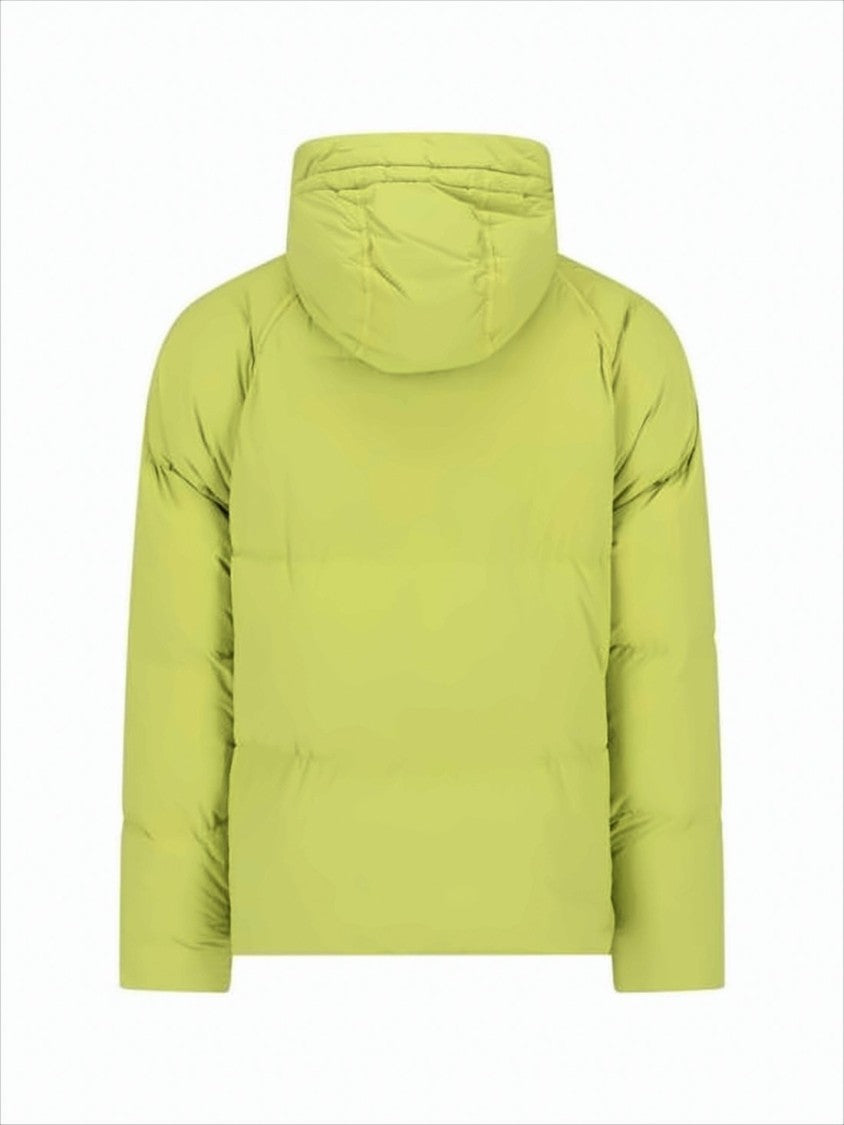 Ten C Lime Green Quilted Padded Jacket