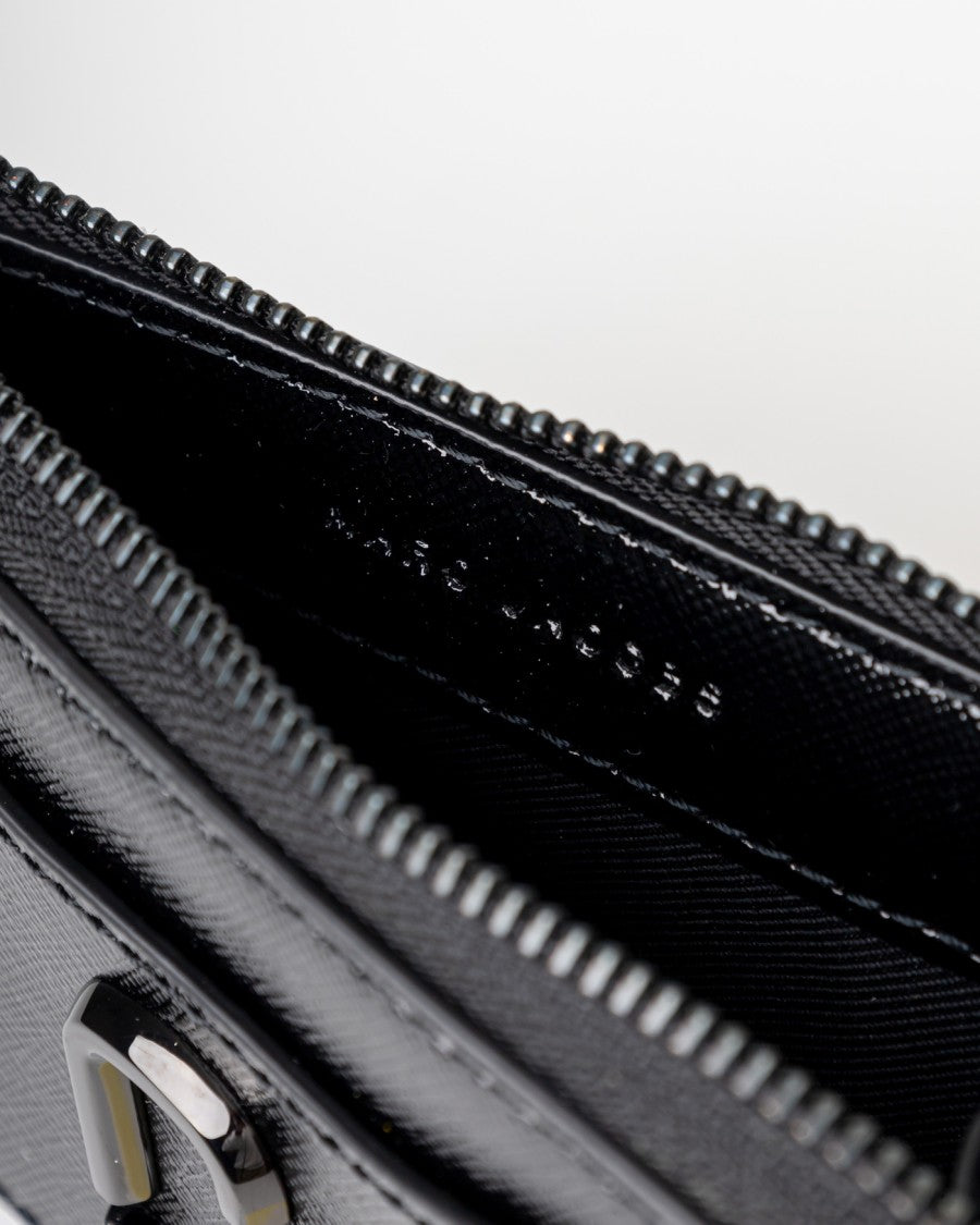 Marc Jacobs Rectangular Black Saffiano Leather Wallet