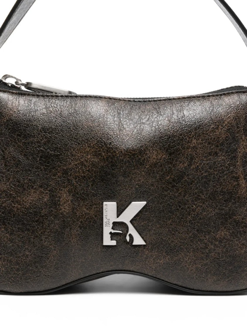 Karl Lagerfeld Modern Black Structured Silhouette Karl Lagerfeld Jeans Bag