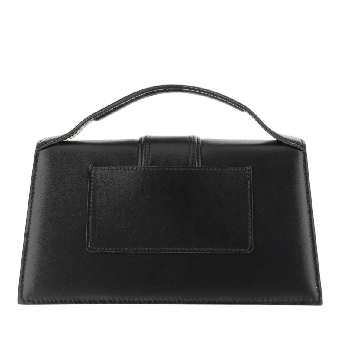 Jacquemus Structured Leather Handbag With Front Flap And Adjustable Strap
