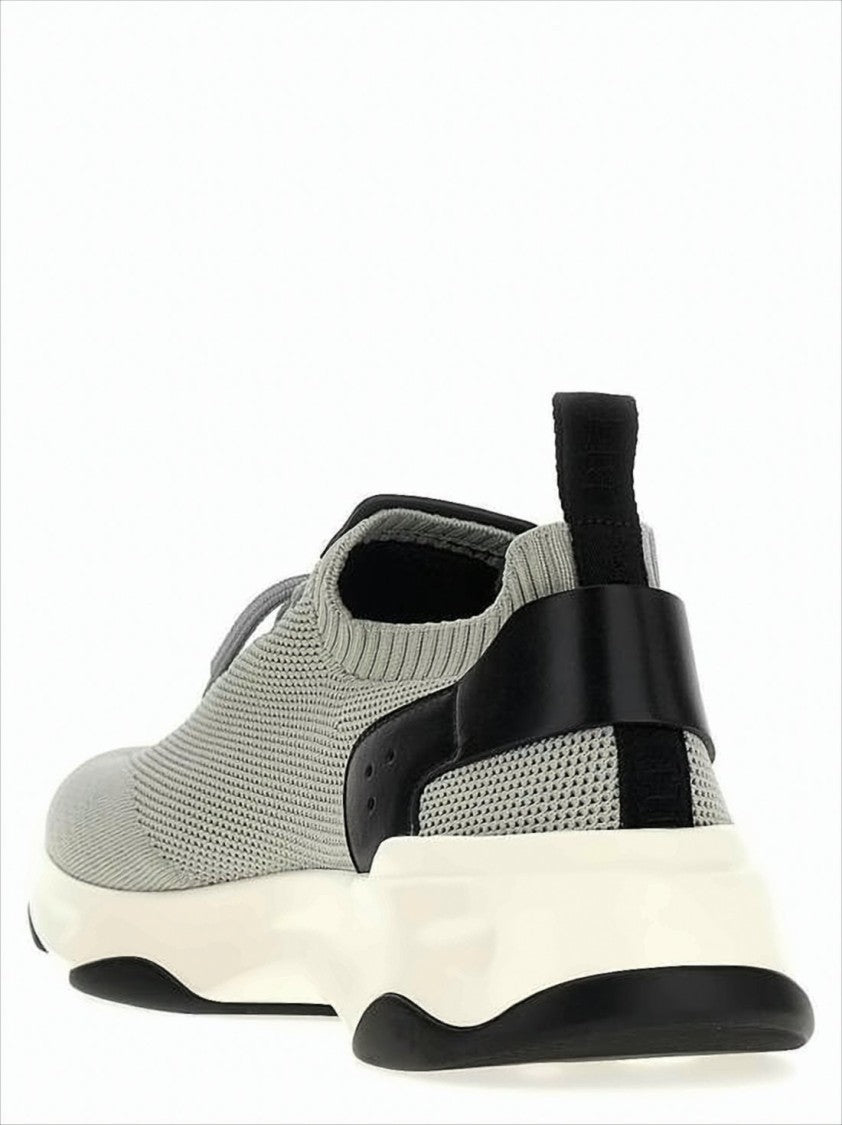 Berluti Sporty Knitted Sneakers With Bicycle Graphic And Sock-Like Fit