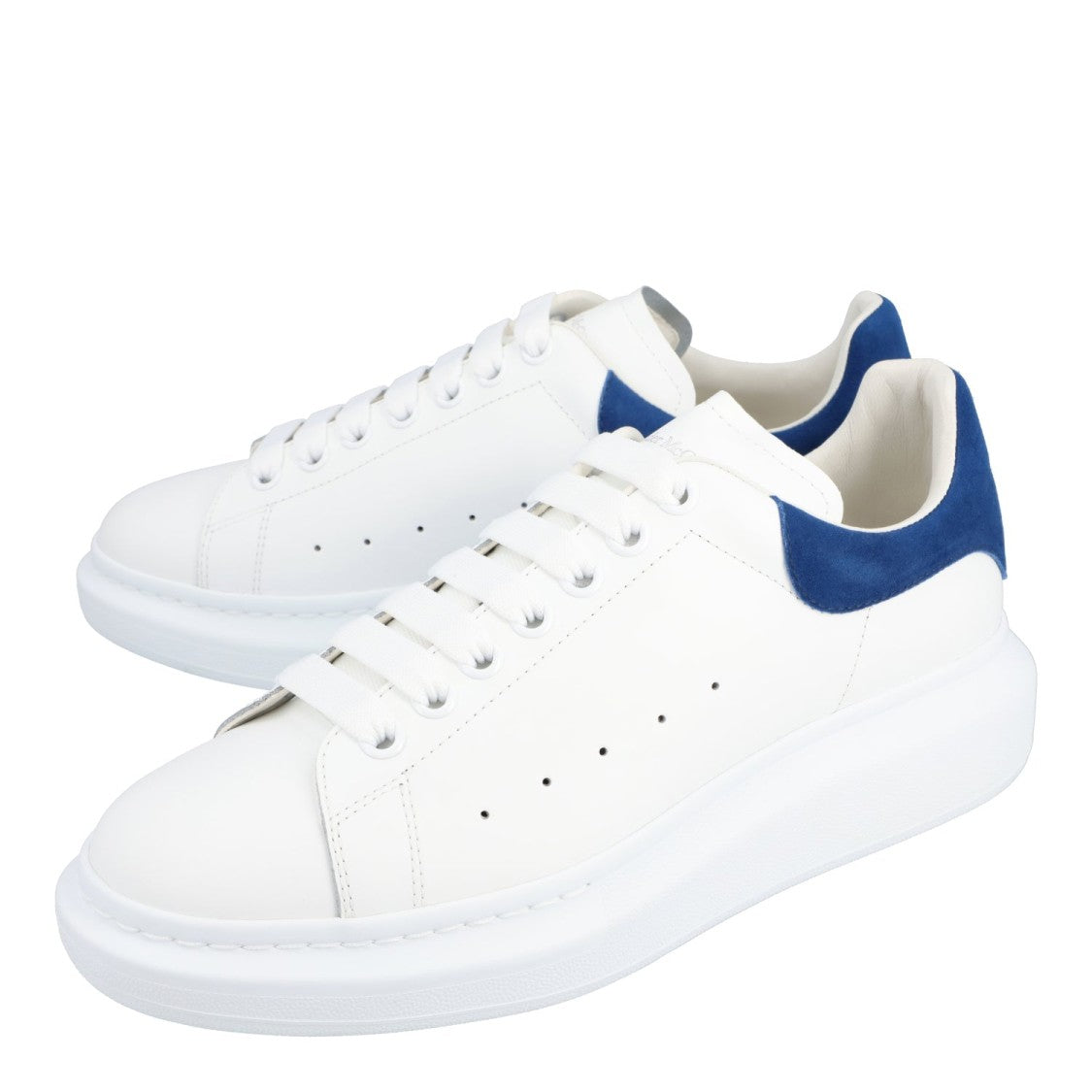 Alexander Mcqueen White/Paris Blue Oversized Sneakers