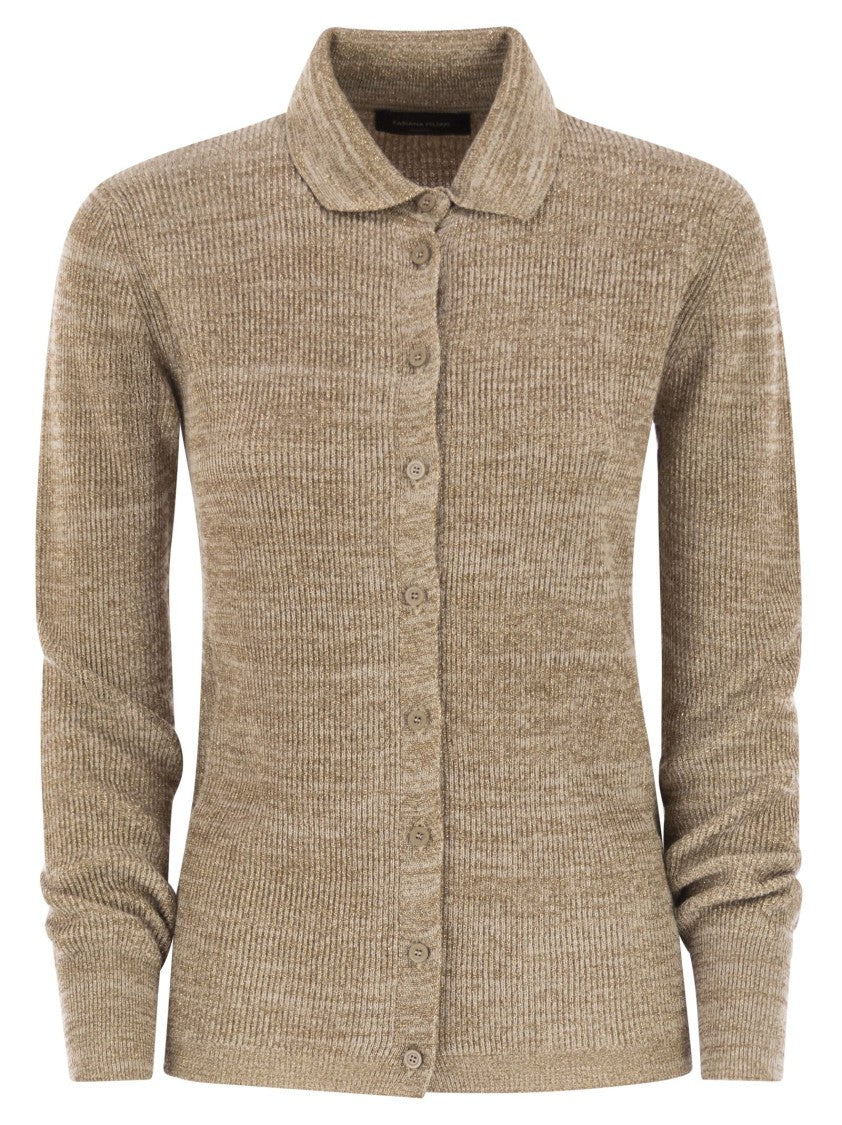 Fabiana Filippi Shirt Collar Jumper With Buttons