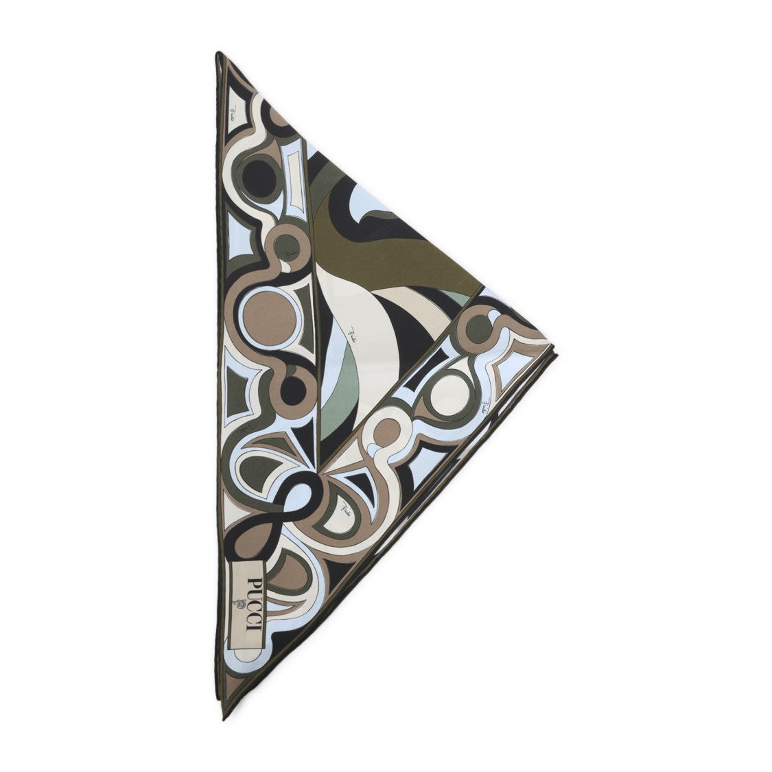Pucci Multicolour Abstract Silk Scarf