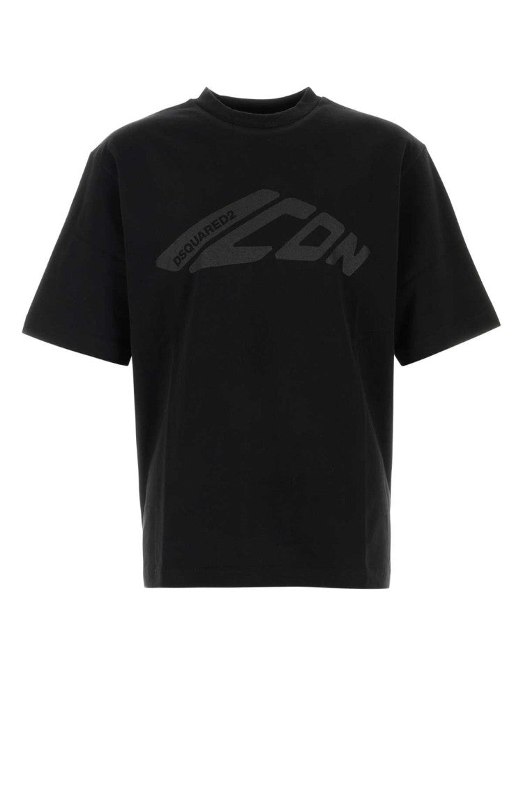 Dsquared2 Black Cotton T-Shirt