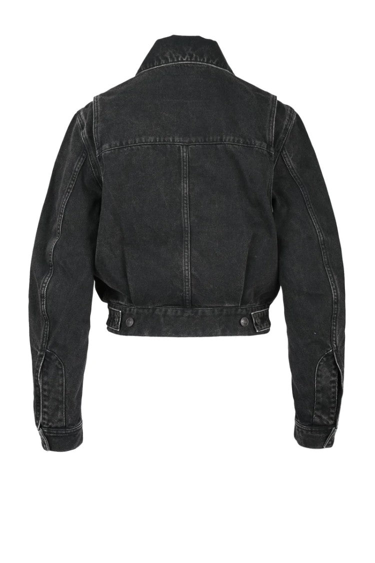 Diesel Black Denim Short Coat