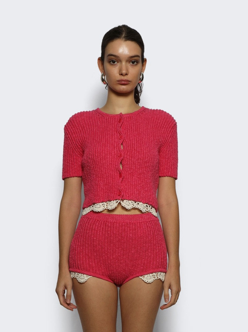 Magda Butrym Knitwear 09 Cardigan Pink