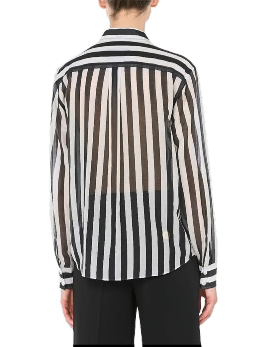 Moschino White Stripe Shirt