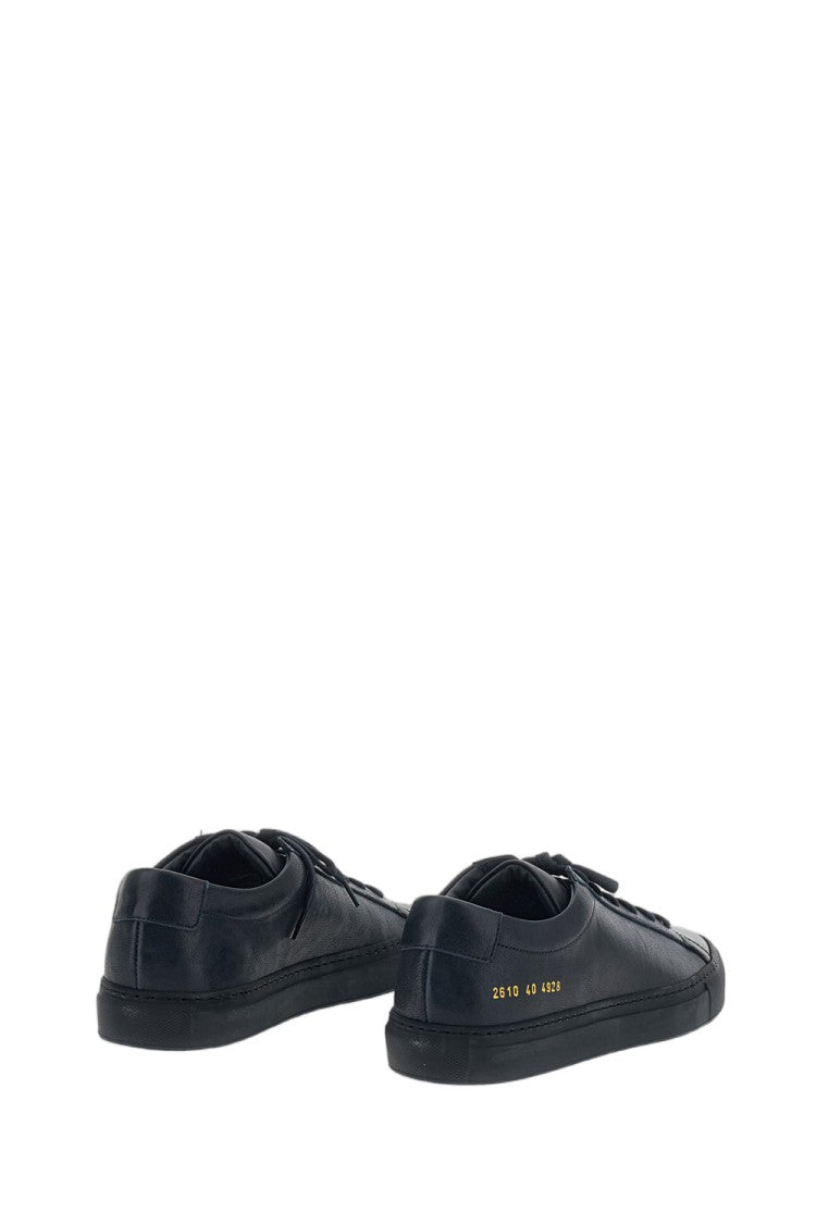 Common Projects Blue Achille Leather Low-Top Sneakers